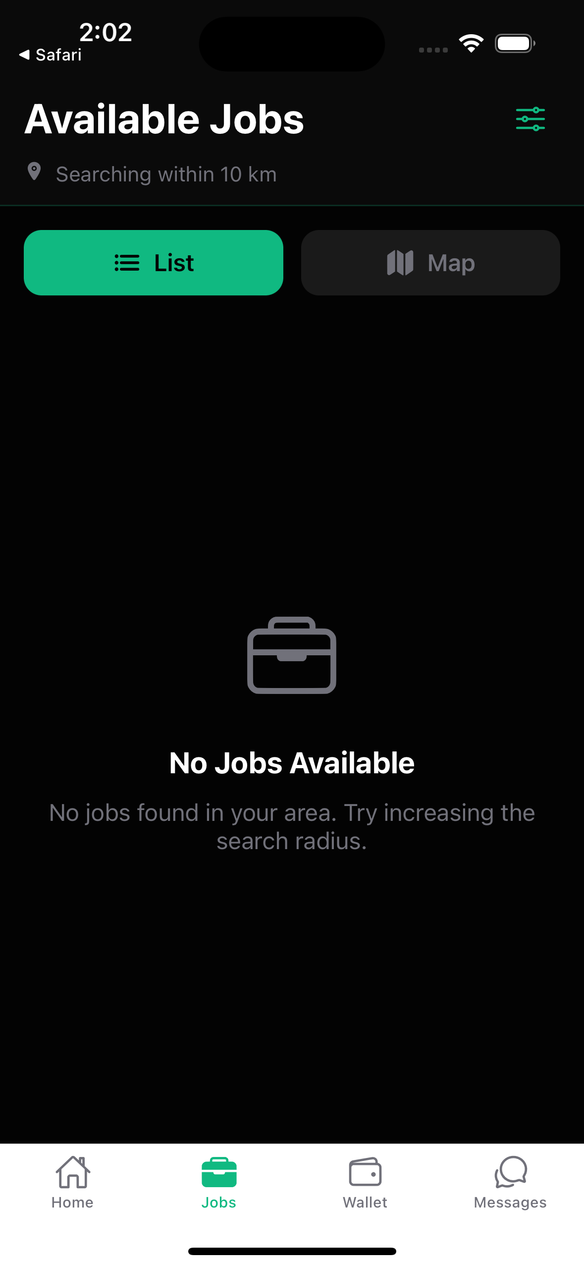 Browse available jobs